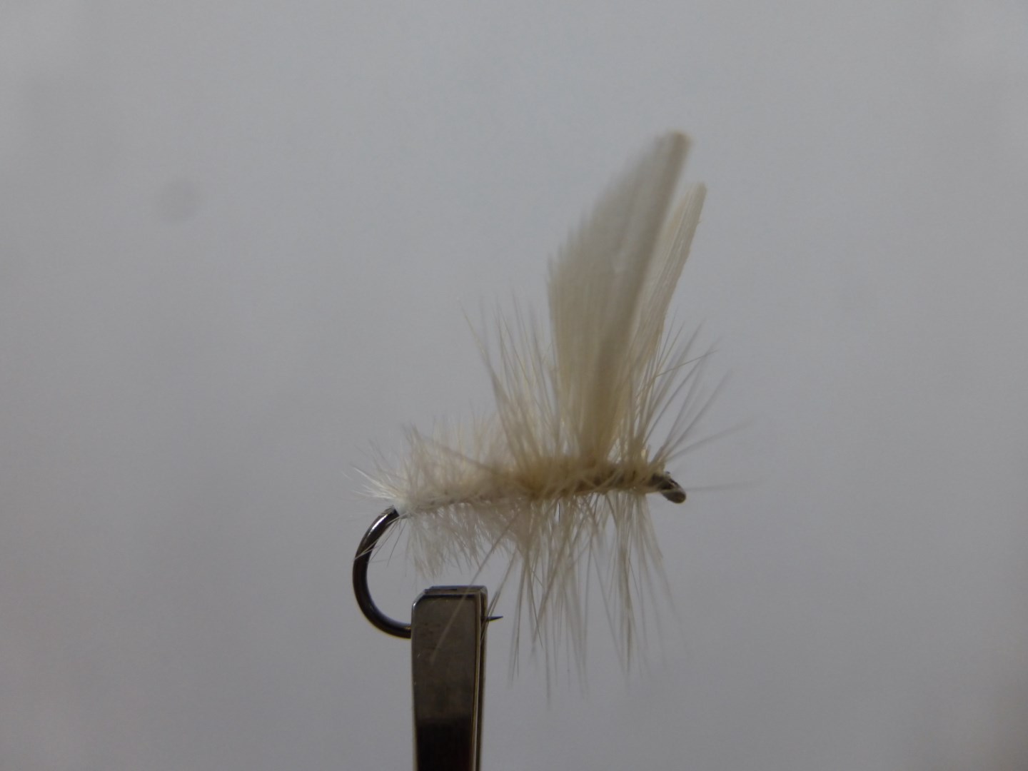 Size 16 White Moth Barbless